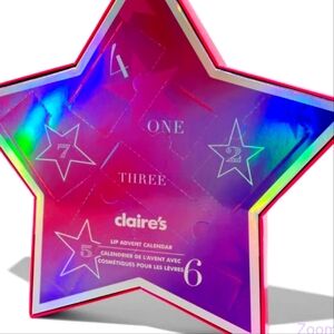 Nwt 7days of Lips Advent Calendar STAR Holiday Lip Pack